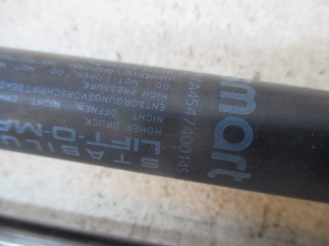RESSORT PNEUMATIQUE, COUVERCLE COFFRE AR OEM N. A4547400145 PI?CES DE VOITURE D'OCCASION SMART FORFOUR (2004 - 2006) BENZINA D?PLACEMENT. 11 ANN?E 2005