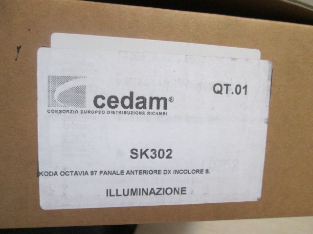 FEU CLIGNOTANT SUPPL?MENTAIRE OEM N. 1U0953156A PI?CES DE VOITURE D'OCCASION SKODA OCTAVIA MK1 BER/SW ( 1997 - 2004)DIESEL D?PLACEMENT. 19 ANN?E