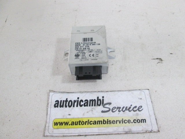 ALARME DE VOITURE DE CONTR?LE OEM N. 8380138 PI?CES DE VOITURE D'OCCASION BMW SERIE 5 E39 BER/SW (1995 - 08/2000) DIESEL D?PLACEMENT. 25 ANN?E 1998