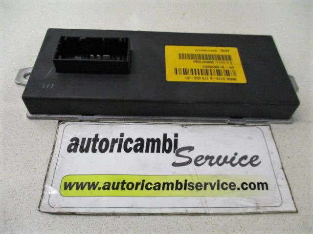 DIFF?RENTES UNIT?S DE CONTR?LE OEM N. 3715-6773912-01 PI?CES DE VOITURE D'OCCASION BMW SERIE 7 E65/E66/E67/E68 LCI RESTYLING (2005 - 2008) DIESEL D?PLACEMENT. 30 ANN?E 2005