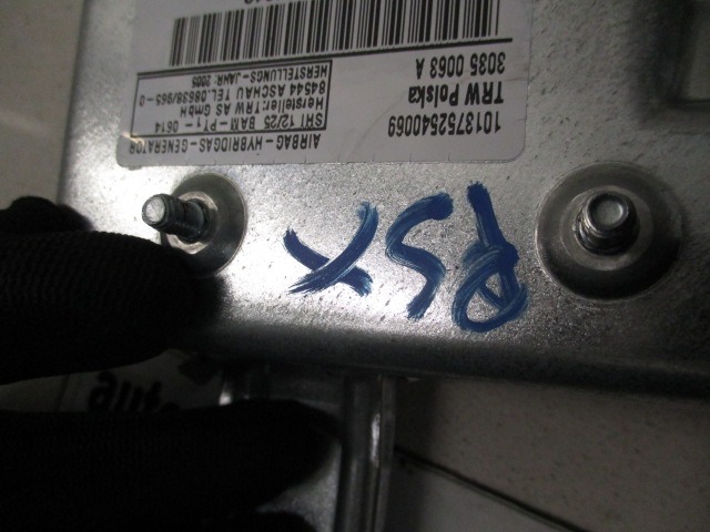 AIRBAG PORTE  OEM N. 4,07077E+11 PI?CES DE VOITURE D'OCCASION BMW SERIE 7 E65/E66/E67/E68 LCI RESTYLING (2005 - 2008) DIESEL D?PLACEMENT. 30 ANN?E 2005