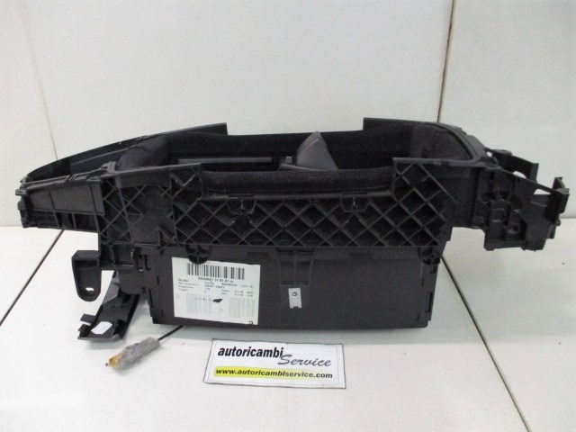 PORTE-OBJET DE TUNNEL SANS ACCOUDOIR OEM N. 51168223315 PI?CES DE VOITURE D'OCCASION BMW SERIE 7 E65/E66/E67/E68 LCI RESTYLING (2005 - 2008) DIESEL D?PLACEMENT. 30 ANN?E 2005