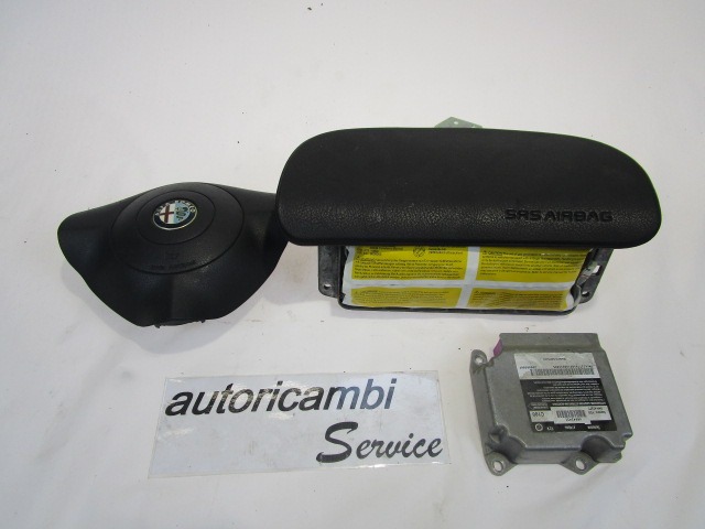 KIT AIRBAG COMPLET OEM N. 18932 KIT AIRBAG COMPLETO PI?CES DE VOITURE D'OCCASION ALFA ROMEO 147 937 RESTYLING (2005 - 2010) DIESEL D?PLACEMENT. 19 ANN?E 2007