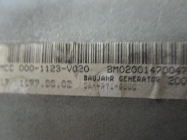 MODULE D'AIRBAG PASSAGER OEM N. 0001123V020 PI?CES DE VOITURE D'OCCASION SMART CITY-COUPE/FORTWO/CABRIO W450 (1998 - 2007) BENZINA D?PLACEMENT. 6 ANN?E 2000