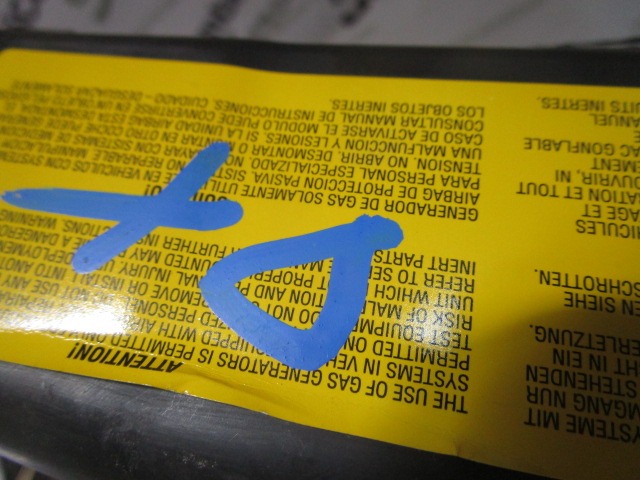 AIRBAG DE TETE DROIT  OEM N. 366398980 PI?CES DE VOITURE D'OCCASION OPEL ASTRA H L48,L08,L35,L67 5P/3P/SW (2004 - 2007) DIESEL D?PLACEMENT. 17 ANN?E 2005