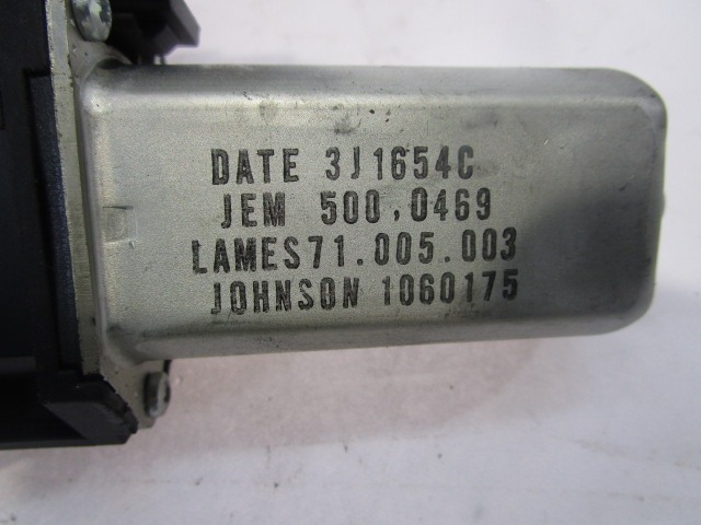 MOTEUR DE VITRE DE PORTE ARRI?RE OEM N. 71740207 PI?CES DE VOITURE D'OCCASION FIAT CROMA (11-2007 - 2010) DIESEL D?PLACEMENT. 19 ANN?E 2008