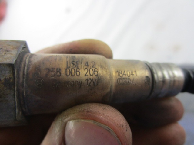 SONDE LAMBDA OEM N. 258006206 PI?CES DE VOITURE D'OCCASION LANCIA Y (2000 - 2003) BENZINA D?PLACEMENT. 12 ANN?E 2001