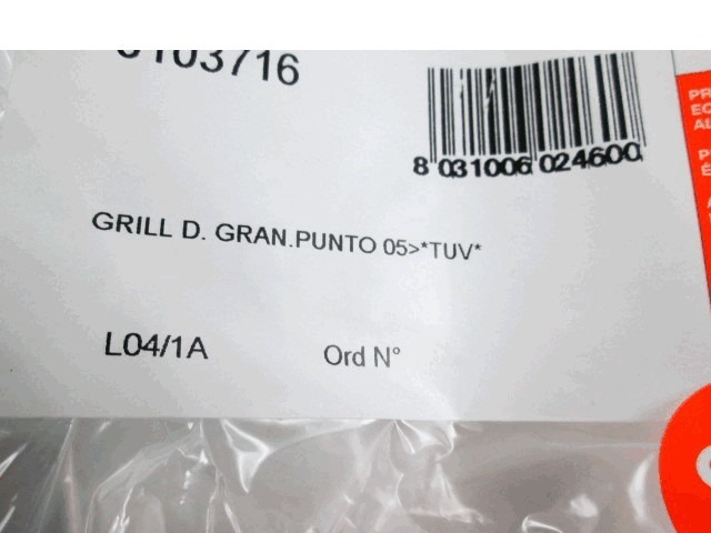 UNIT? DE CONTR?LE DE L'UNIT? MULTIM?DIA OEM N. 735410805 PI?CES DE VOITURE D'OCCASION FIAT GRANDE PUNTO 199 (2005 - 2012) BENZINA D?PLACEMENT. 14 ANN?E 2005