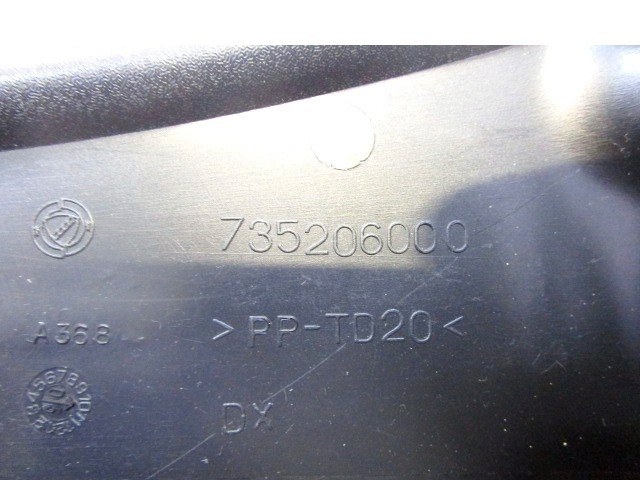 PANNEAU DE PORTE AVANT OEM N. 16589 PANNELLO INTERNO PORTA ANTERIORE PI?CES DE VOITURE D'OCCASION FIAT MULTIPLA (2004 - 2010) BENZINA/METANO D?PLACEMENT. 16 ANN?E 2006