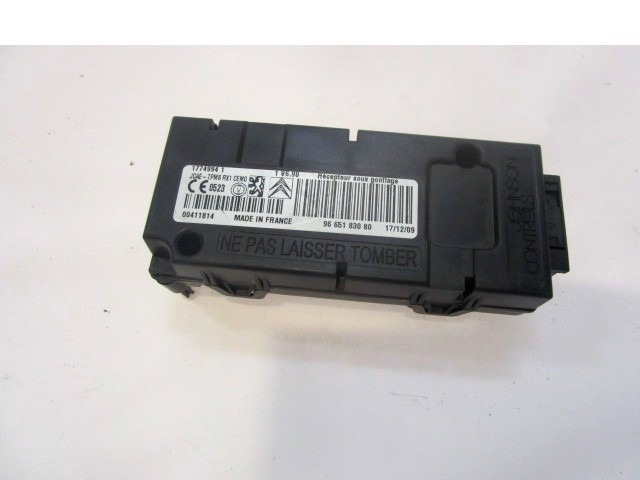 DIFF?RENTES UNIT?S DE CONTR?LE OEM N. 9665183080 PI?CES DE VOITURE D'OCCASION PEUGEOT PARTNER/RANCH (2008 - 2010) DIESEL D?PLACEMENT. 16 ANN?E 2010