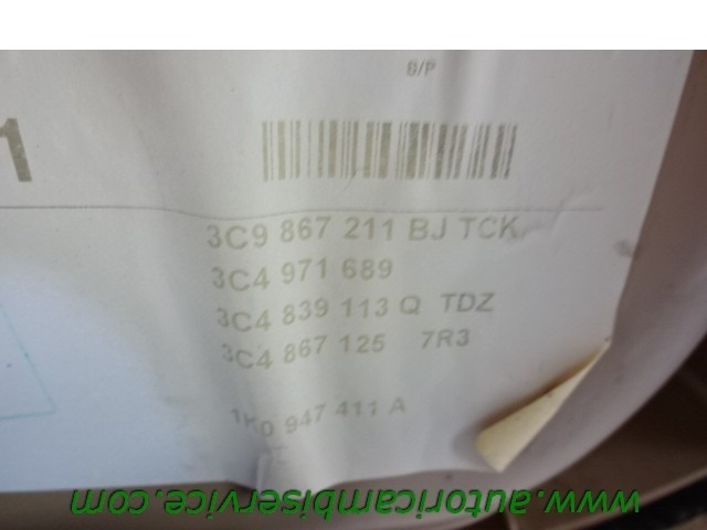 REV?TEMENT DE PORTE  OEM N. 19958 PANNELLO INTERNO PORTA POSTERIORE PI?CES DE VOITURE D'OCCASION VOLKSWAGEN PASSAT B6 3C BER/SW (2005 - 09/2010)  DIESEL D?PLACEMENT. 20 ANN?E 2006