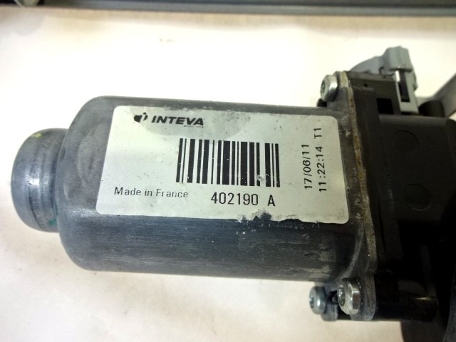 M?CANISME DE FEN?TRE DE PORTE ARRI?RE OEM N. 82700EY10A 402190A PI?CES DE VOITURE D'OCCASION NISSAN QASHQAI J10E (03/2010 - 2013) DIESEL D?PLACEMENT. 15 ANN?E 2011