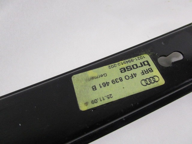 M?CANISME DE VITRE DE PORTE ARRI?RE OEM N. 4F0839461B PI?CES DE VOITURE D'OCCASION AUDI A6 C6 4F2 4FH 4F5 RESTYLING BER/SW/ALLROAD (10/2008 - 2011) DIESEL D?PLACEMENT. 30 ANN?E 2010