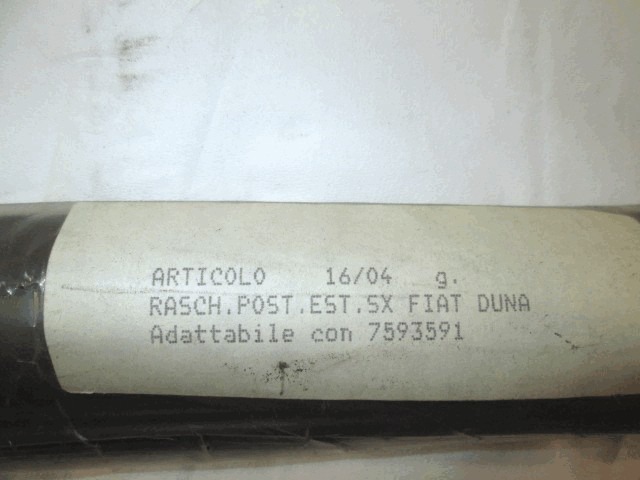 BAGUETTE GLACE LAT?RALE  OEM N. 7593591 PI?CES DE VOITURE D'OCCASION FIAT DUNA (1987 - 1991)BENZINA D?PLACEMENT. 13 ANN?E 1987