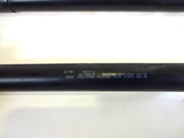 RESSORT PNEUMATIQUE, COUVERCLE COFFRE AR OEM N. 9680210980 PI?CES DE VOITURE D'OCCASION PEUGEOT 207 / 207 CC WA WC WK (2006 - 05/2009) DIESEL D?PLACEMENT. 16 ANN?E 2007