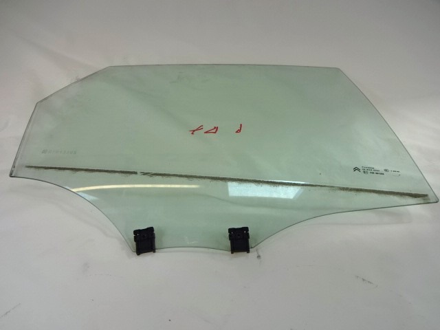 GLACE DE PORTE, VERRE TEINT? AR DROITE OEM N. 9204T6 PI?CES DE VOITURE D'OCCASION CITROEN C4 MK2 (DAL 2010) DIESEL D?PLACEMENT. 16 ANN?E 2014