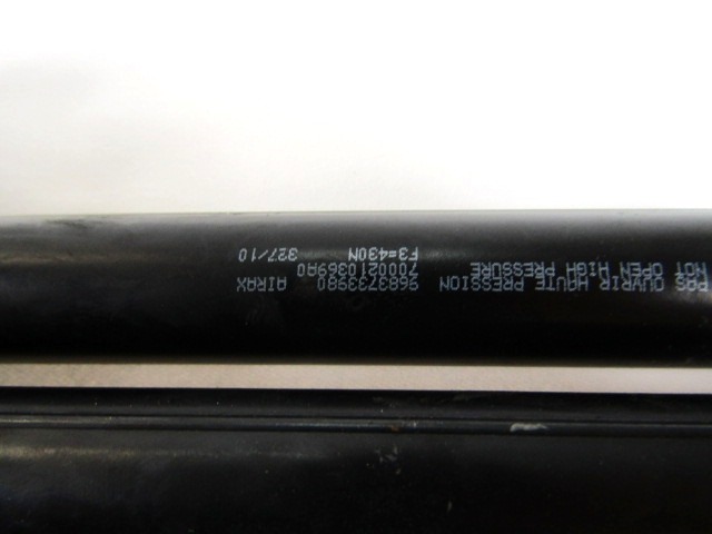 RESSORT PNEUMATIQUE, COUVERCLE COFFRE AR OEM N. 9683733980 PI?CES DE VOITURE D'OCCASION CITROEN C3 MK2 SC (2009 - 2016) BENZINA D?PLACEMENT. 14 ANN?E 2011