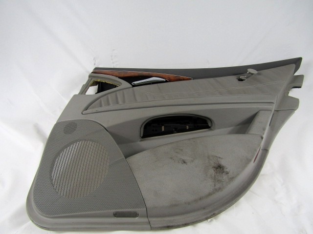 REV?TEMENT DE PORTE  OEM N. 18632 PANNELLO INTERNO PORTA POSTERIORE PI?CES DE VOITURE D'OCCASION MERCEDES CLASSE E W211 BER/SW (06/2006 - 2009)DIESEL D?PLACEMENT. 30 ANN?E 2006