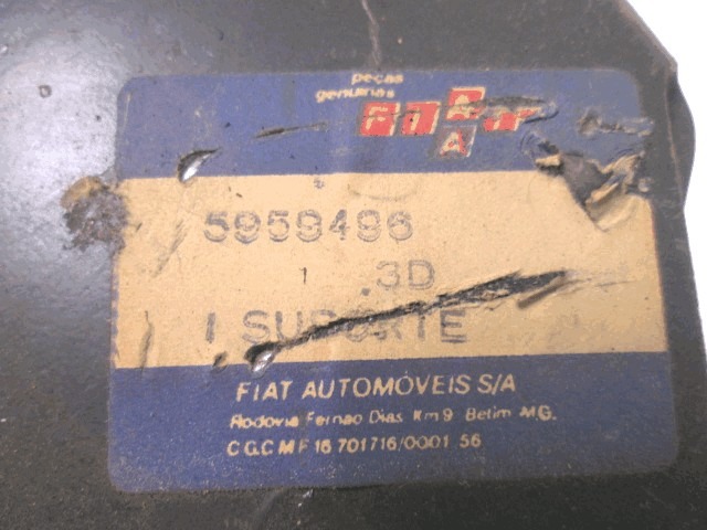 PI?CES ACCOL?ES PARE-CHOCS ARRI?RE OEM N. 5959496 PI?CES DE VOITURE D'OCCASION FIAT 127 (1971 - 1987)BENZINA D?PLACEMENT. 13 ANN?E 1971