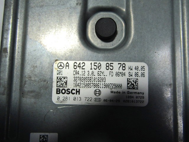 KIT ACCENSIONE AVVIAMENTO OEM N. 18632 KIT ACCENSIONE AVVIAMENTO PI?CES DE VOITURE D'OCCASION MERCEDES CLASSE E W211 BER/SW (06/2006 - 2009)DIESEL D?PLACEMENT. 30 ANN?E 2006