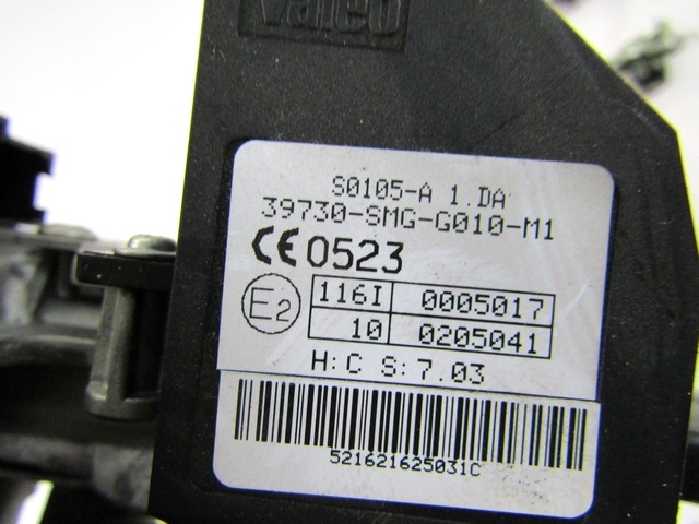 KIT ACCENSIONE AVVIAMENTO OEM N. 19241 KIT ACCENSIONE AVVIAMENTO PI?CES DE VOITURE D'OCCASION HONDA CIVIC (2006 - 2012)BENZINA D?PLACEMENT. 18 ANN?E 2006