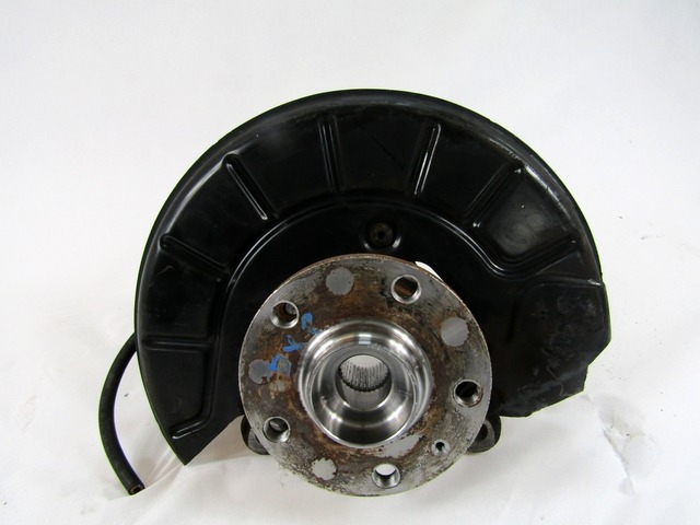 PALIER DE PIVOT GAUCHE / MOYEU DE ROUE ARRI?RE AVEC ROULEMENT AV OEM N. 1K0407255AA PI?CES DE VOITURE D'OCCASION AUDI A3 8P 8PA 8P1 (2003 - 2008)DIESEL D?PLACEMENT. 20 ANN?E 2008