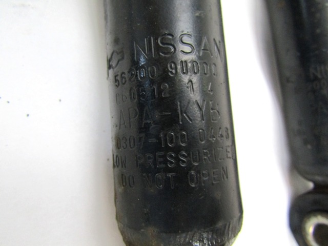 PAIRE D'AMORTISSEURS ARRI?RE OEM N. 562009U000 PI?CES DE VOITURE D'OCCASION NISSAN NOTE E11 (2005 - 2013)DIESEL D?PLACEMENT. 15 ANN?E 2006