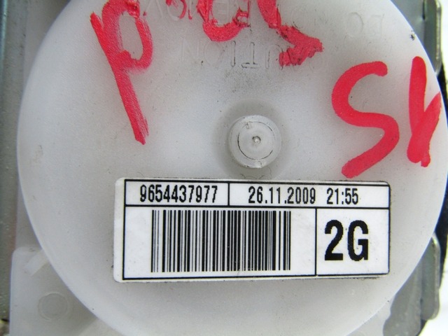 CEINTURE DE S?CURIT? OEM N. 9654437977 PI?CES DE VOITURE D'OCCASION CITROEN C4 PICASSO/GRAND PICASSO MK1 (2006 - 08/2013) DIESEL D?PLACEMENT. 16 ANN?E 2010