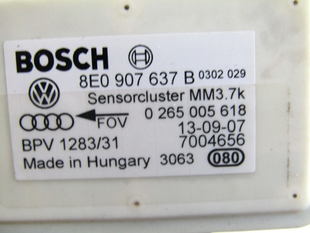 SENSOR ESP OEM N. 8E0907637B PI?CES DE VOITURE D'OCCASION AUDI A6 C6 4F2 4FH 4F5 BER/SW/ALLROAD (07/2004 - 10/2008) DIESEL D?PLACEMENT. 30 ANN?E 2007