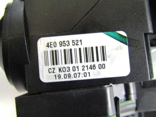 UNIT? INTERRUPTEURS COLONNE DE DIRECTION OEM N. 4F0953549D PI?CES DE VOITURE D'OCCASION AUDI A6 C6 4F2 4FH 4F5 BER/SW/ALLROAD (07/2004 - 10/2008) DIESEL D?PLACEMENT. 30 ANN?E 2007