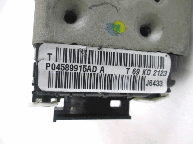 SERRURE CENTRALE PORTE ARRI?RE GAUCHE OEM N. P04589915AD PI?CES DE VOITURE D'OCCASION JEEP CHEROKEE (DAL 2014) DIESEL D?PLACEMENT. 22 ANN?E 2016