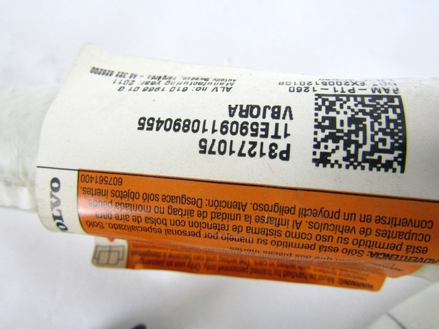 AIRBAG DE TETE  GAUCHE OEM N. P31271075 PI?CES DE VOITURE D'OCCASION VOLVO C30 (2006 - 2012)DIESEL D?PLACEMENT. 16 ANN?E 2011
