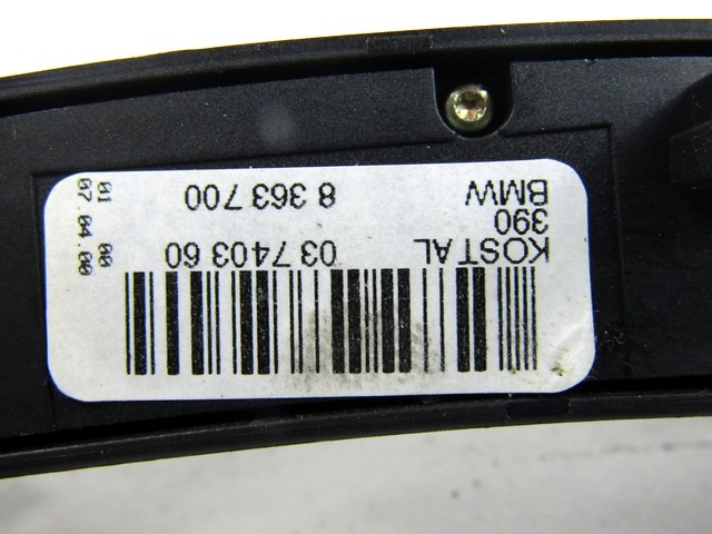 INTERRUPTEUR VOLANT MULTIFONCTIONS OEM N. 8363700 PI?CES DE VOITURE D'OCCASION BMW SERIE X5 E53 (1999 - 2003)BENZINA D?PLACEMENT. 30 ANN?E 2001