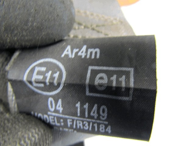 CEINTURE DE S?CURIT? OEM N. 8981007000NL PI?CES DE VOITURE D'OCCASION KIA PICANTO (2004 - 2008) BENZINA D?PLACEMENT. 10 ANN?E 2006