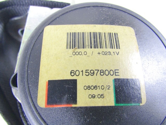 CEINTURE DE S?CURIT? OEM N. 3M51-R611B68-FA PI?CES DE VOITURE D'OCCASION FORD CMAX MK1 RESTYLING (04/2007 - 2010) DIESEL D?PLACEMENT. 16 ANN?E 2008