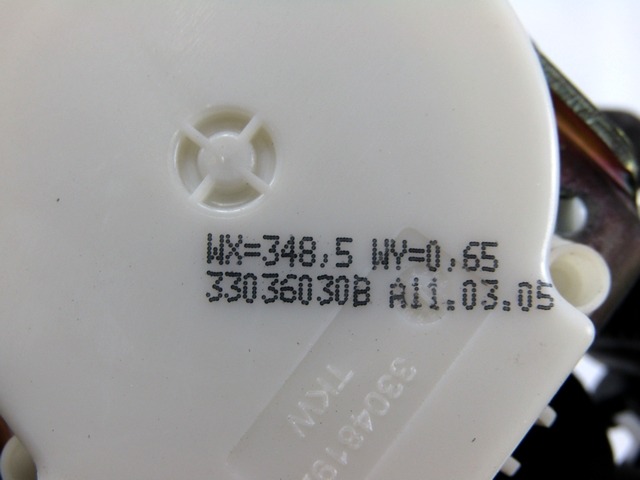 CEINTURE DE S?CURIT? OEM N. 8200684000 PI?CES DE VOITURE D'OCCASION RENAULT MODUS (2004 - 2008) BENZINA D?PLACEMENT. 12 ANN?E 2005