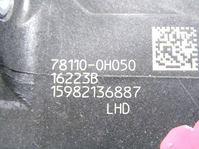 P?DALES OEM N. 78110-0H050 PI?CES DE VOITURE D'OCCASION CITROEN C1 (DAL 2014) BENZINA D?PLACEMENT. 10 ANN?E 2016