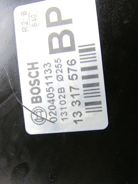 SERVO FREIN ? D?PRESSION OEM N. 13317576 PI?CES DE VOITURE D'OCCASION OPEL CORSA D (2006 - 2011) BENZINA D?PLACEMENT. 12 ANN?E 2010