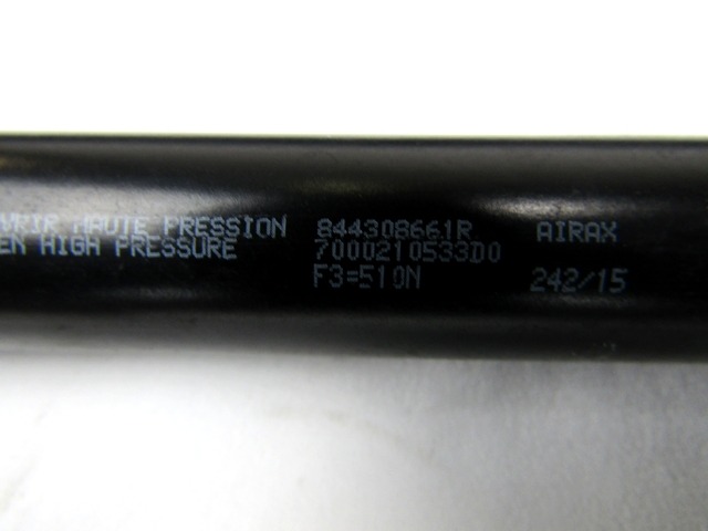 RESSORT PNEUMATIQUE, COUVERCLE COFFRE AR OEM N. 844308661R PI?CES DE VOITURE D'OCCASION RENAULT CLIO MK4 (2012 - 2019)BENZINA D?PLACEMENT. 12 ANN?E 2015