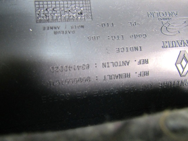 DOUBLURE INT?RIEURE / DOUBLURE DE HAYON OEM N. 909000161R PI?CES DE VOITURE D'OCCASION RENAULT MEGANE MK3 BER/SPORTOUR/ESTATE (2009 - 2015) DIESEL D?PLACEMENT. 15 ANN?E 2011