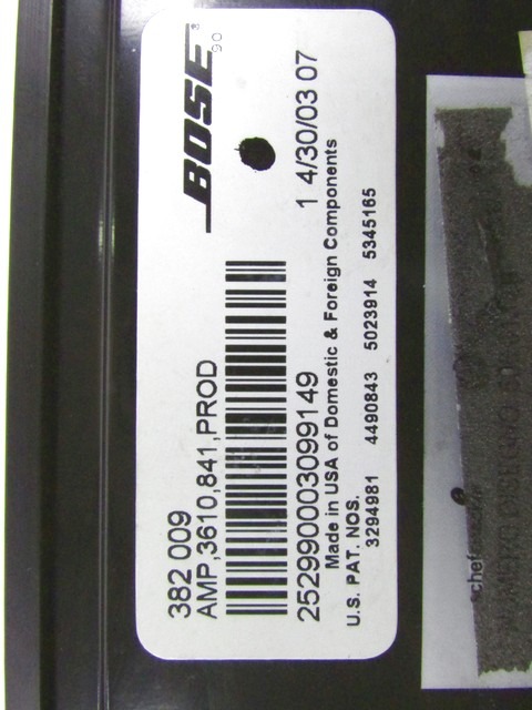 SYST?ME SOUND MODUL OEM N. 17610 Casse autoradio - altoparlanti PI?CES DE VOITURE D'OCCASION LANCIA THESIS (2002 - 2009) BENZINA D?PLACEMENT. 32 ANN?E 2003