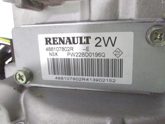 COLONNE DE DIRECTION OEM N. 488107802R PI?CES DE VOITURE D'OCCASION RENAULT MEGANE MK3 BER/SPORTOUR/ESTATE (2009 - 2015) DIESEL D?PLACEMENT. 15 ANN?E 2013