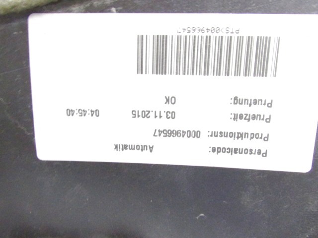 PARE-CHOCS ARRI?RE OEM N. (D)A1568800040 PI?CES DE VOITURE D'OCCASION MERCEDES GLA W156 (DAL 2013)DIESEL D?PLACEMENT. 22 ANN?E 2015