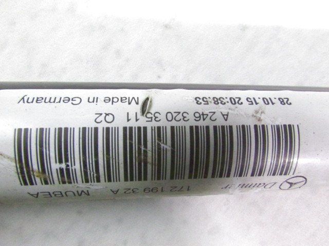 BARRE ANTIROULIS AVANT OEM N. A2463203511 PI?CES DE VOITURE D'OCCASION MERCEDES GLA W156 (DAL 2013)DIESEL D?PLACEMENT. 22 ANN?E 2015