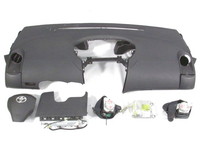 KIT AIRBAG COMPLET OEM N. 19256 KIT AIRBAG COMPLETO PI?CES DE VOITURE D'OCCASION TOYOTA YARIS (01/2006 - 2009) BENZINA D?PLACEMENT. 13 ANN?E 2007
