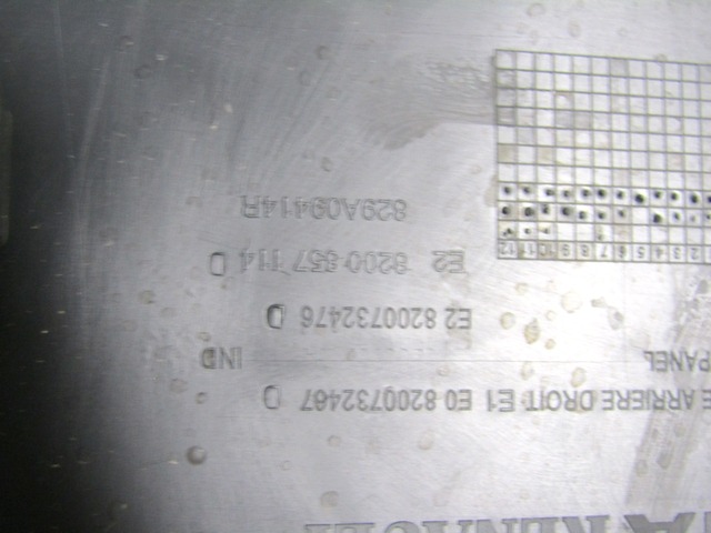 REV?TEMENT DE PORTE  OEM N. 11131 PANNELLO INTERNO PORTA POSTERIORE PI?CES DE VOITURE D'OCCASION DACIA SANDERO MK1 (2008 - 2012) BENZINA/GPL D?PLACEMENT. 14 ANN?E 2010