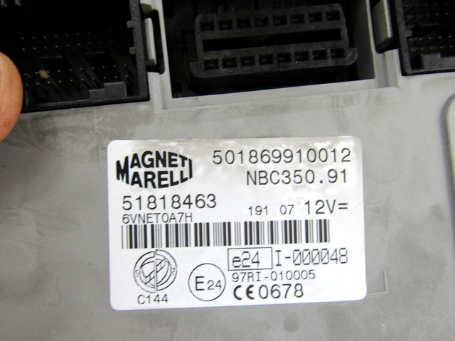 KIT ACCENSIONE AVVIAMENTO OEM N. 23357 KIT ACCENSIONE AVVIAMENTO PI?CES DE VOITURE D'OCCASION LANCIA MUSA MK1 350 (2004 - 2007) DIESEL D?PLACEMENT. 13 ANN?E 2007