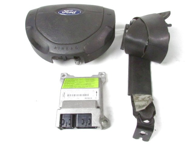 KIT AIRBAG COMPLET OEM N. 20862 KIT AIRBAG COMPLETO PI?CES DE VOITURE D'OCCASION FORD TRANSIT CONNECT P65, P70, P80 (2002 - 2012)DIESEL D?PLACEMENT. 18 ANN?E 2008