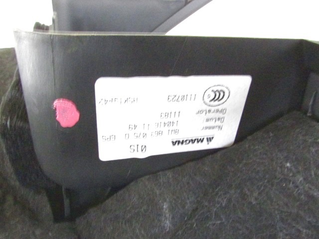 PI?CES ACCOL?E.PLANCHE BORD, PARTIE INF. OEM N. 8W1863075D PI?CES DE VOITURE D'OCCASION AUDI A4 B9 BER/SW (DAL 2015)DIESEL D?PLACEMENT. 20 ANN?E 2016