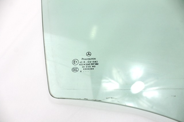 GLACE DE PORTE, AVANT DROIT OEM N. A1697250210 PI?CES DE VOITURE D'OCCASION MERCEDES CLASSE A W169 5P C169 3P RESTYLING (05/2008 - 2012) BENZINA D?PLACEMENT. 15 ANN?E 2008